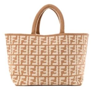 Fendi Cashmere FF large shopper tote